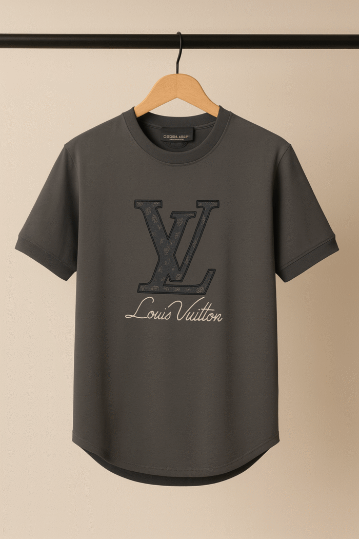 تیشرت 171609 LV ذغالی - Image 1
