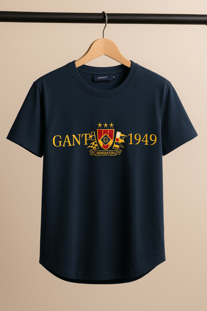 تیشرت 171611 GANT سورمه‌ای - Image 1