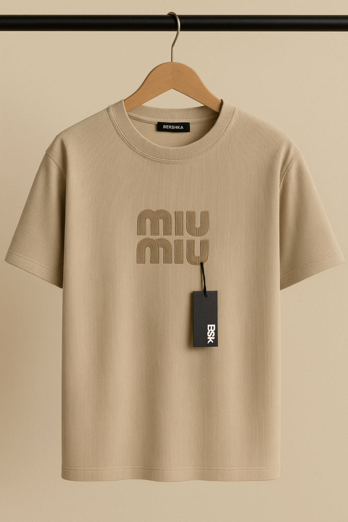تیشرت 171014 MIUMIU کرم - Image 1