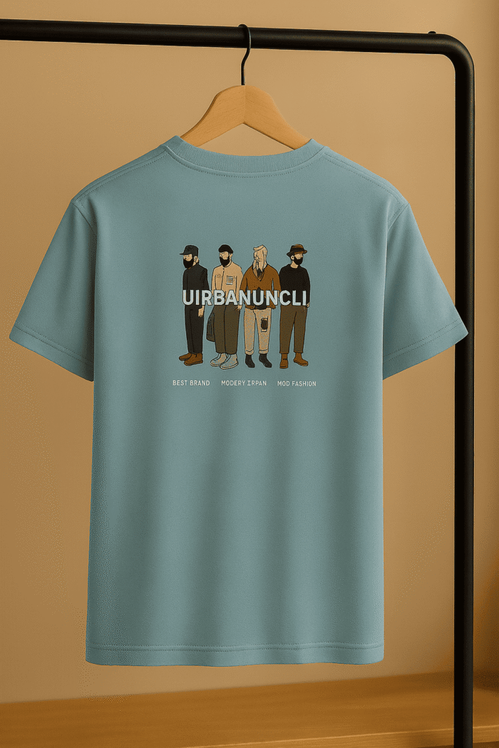تیشرت 170504 UIRBAN آبی روشن - Image 2