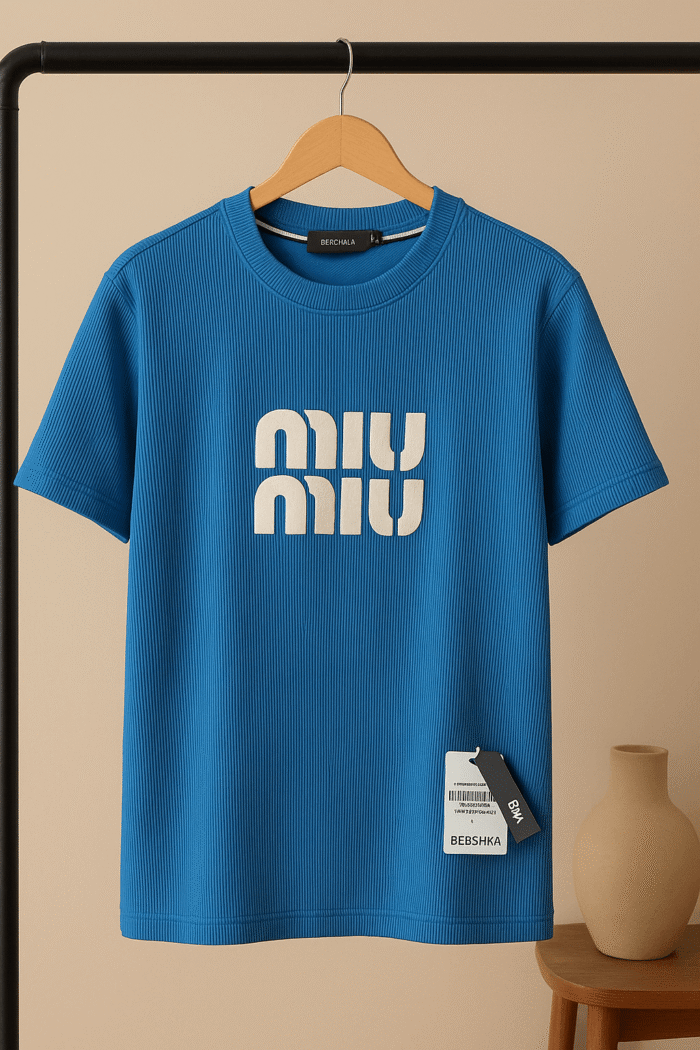 تیشرت 171014 MIUMIU آبی - Image 1