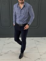 پیراهن 270503 AKOMOD آبی - Image 3