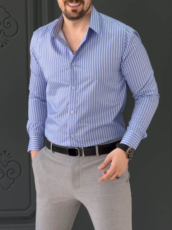 پیراهن 270503 AKOMOD آبی روشن - Image 1