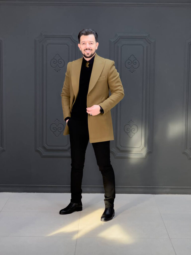 پالتو 270701 AKOMOD عسلی - Image 3
