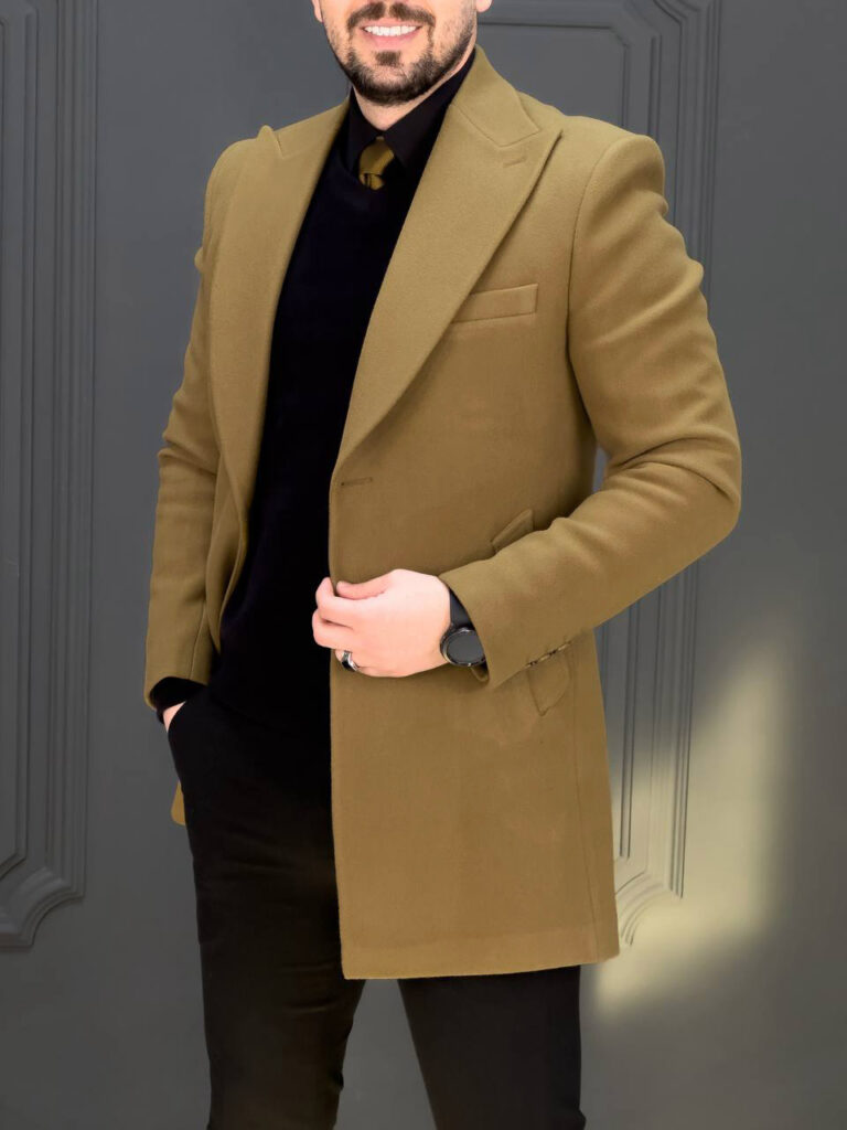 پالتو 270701 AKOMOD عسلی - Image 1