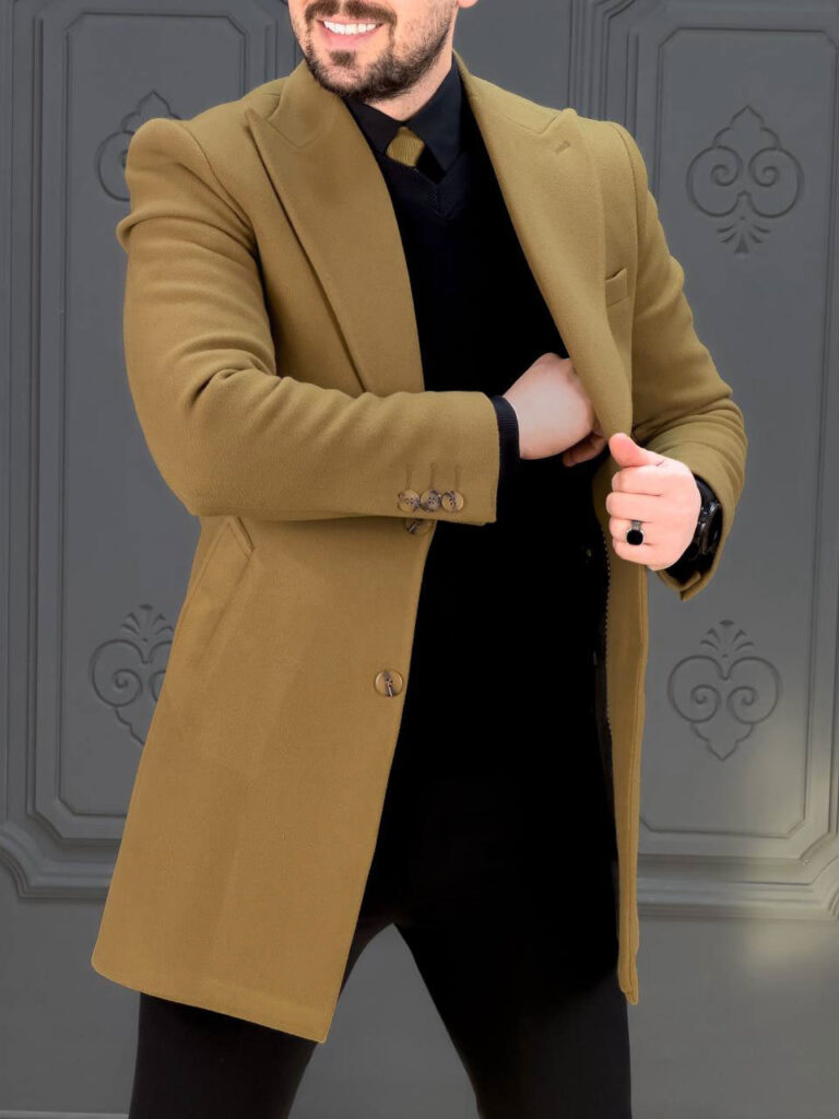 پالتو 270701 AKOMOD عسلی - Image 2