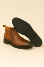 بوت 080111 چرم عسلی - Image 2