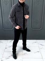 پیراهن جین 031613 ذغالی - Image 3