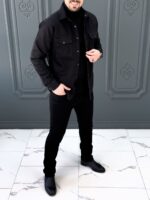 پیراهن جین 031613 مشکی - Image 3