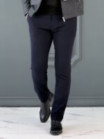 شلوار  ZARA 5712 سورمه ای - Image 2