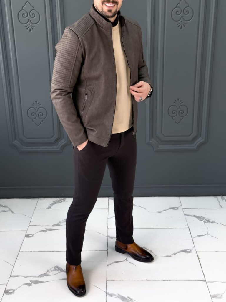 شلوار ZARA 5713 موکا - Image 4