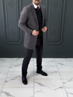 پالتو 270701 AKOMOD طوسی - Image 4