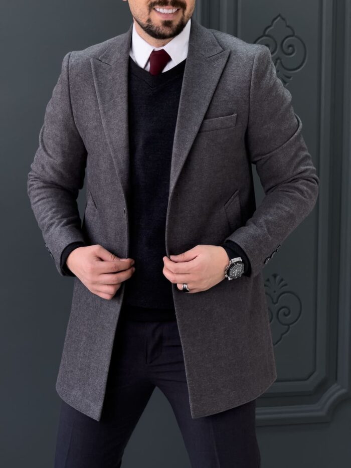 پالتو 270701 AKOMOD طوسی - Image 1