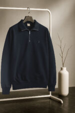 نیم زیپ 100402 سرمه‌ای