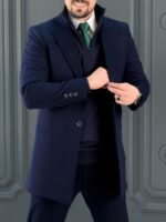 پالتو 270701 AKOMOD سورمه ای - Image 4