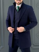 پالتو 270701 AKOMOD سورمه ای - Image 3