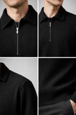 پلیور 060302 BERSHKA مشکی - Image 2