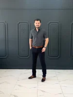 پیراهن 031655 VICO ذغالی - Image 3