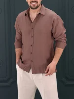 پیراهن 031642 VICO موکا