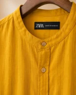 پیراهن ZARA خردلی - Image 2