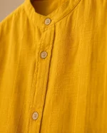 پیراهن ZARA خردلی - Image 3