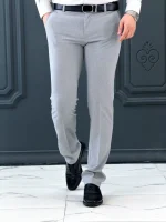 شلوار 270807 AKOMOD طوسی