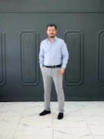 پیراهن 270210 AKOMOD آبی - Image 2