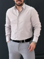 پیراهن 270210 AKOMOD طوسی - Image 2