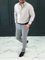 پیراهن 270210 AKOMOD طوسی - Image 3