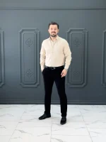 پیراهن 270210 AKOMOD کرم - Image 2
