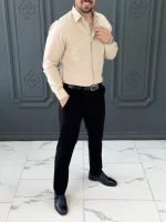 پیراهن 270210 AKOMOD کرم - Image 5
