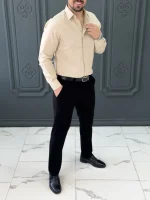 پیراهن 270210 AKOMOD کرم - Image 5