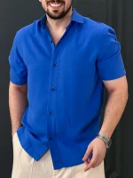 پیراهن 270222 AKOMOD آبی - Image 2